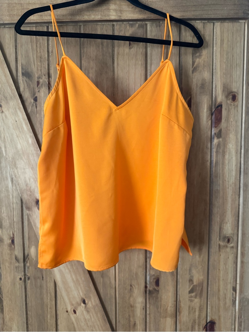 a new day Bright Orange V-Neck Spaghetti-Strap Camisole